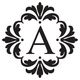 Damask Framed Initial Embosser Image 2 of 2
